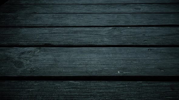 Wooden Walkway at Night