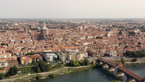 Aerial View of Pavia