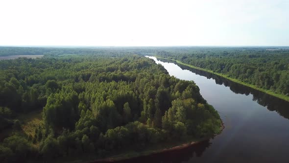 Wonderful Landscape Of The Western Dvina River 03
