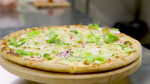 Pizza with Herbs