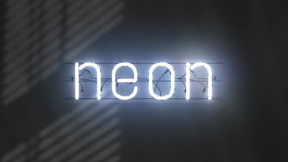 Neon Sign Text Background Word Neon