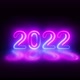 2022 Happy New Year neon light sign background. - VideoHive Item for Sale