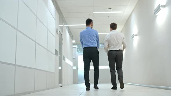 Men Moving in New Office in Business Center