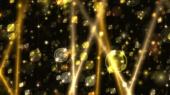 Golden Particles Light Beams