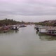 Hoi An River Landscape City Channel with Moored Boats - VideoHive Item for Sale