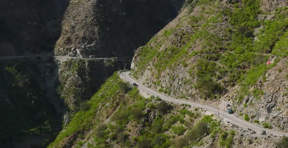 Early morning landscape view of Mall Road Muree