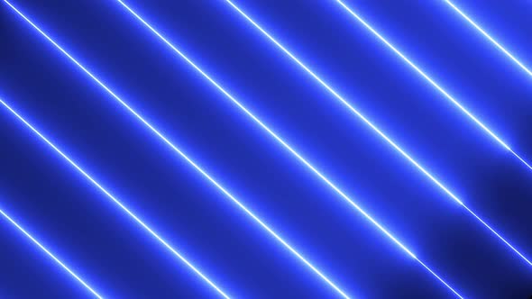 Motion line laser beam flowing. Blue color neon line . Vd 611