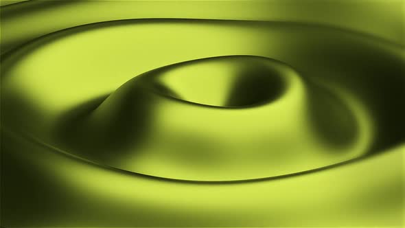 Ripple Liquid Metal Green Background