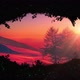 Sunset from a Beautiful Cave - VideoHive Item for Sale