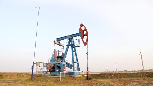Oil Drilling Derricks Oilfield