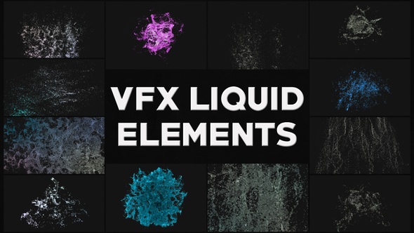 VFX Liquid Elements | Motion Graphics Pack alt