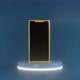 Smartphone spinning on glowing podium. - VideoHive Item for Sale