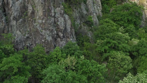 Aerial View On Volcanic Mountain In Madzharovo