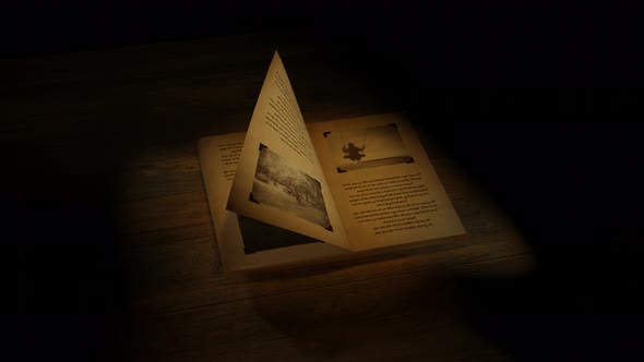 Old Book turning pages alt