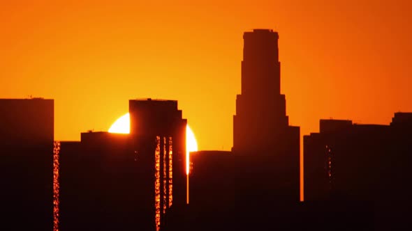Los Angeles Sunrise Time Lapse