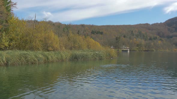 Small island in Plitvice National Park