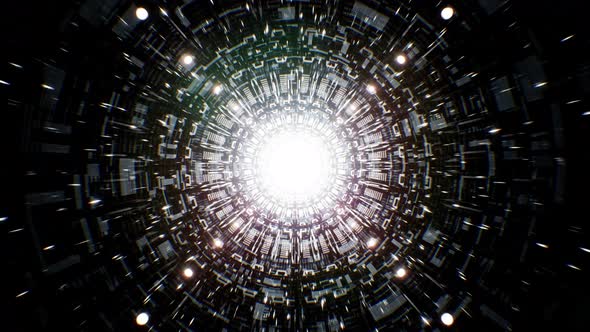 Abstract Flight Space Tunnel 4K Loop alt