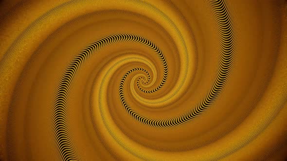 Hypnotic swirling spiral