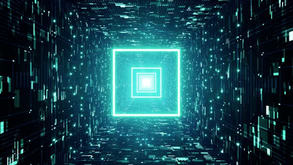 Square Light in the Cyber Technology Tunnel