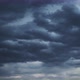 Dark heavy clouds in the sunset sky. - VideoHive Item for Sale