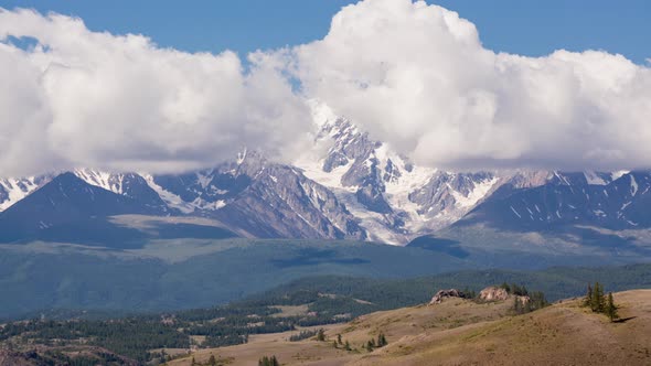 severo chuisky ridge, time lapse