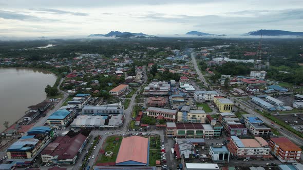 The Towns of Sarawak, Borneo, Malaysia