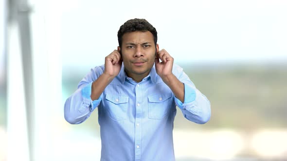 Funny Indian Man Preens Before Date.