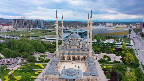 Chechnya Grozny Mosque Heart of Chechnya