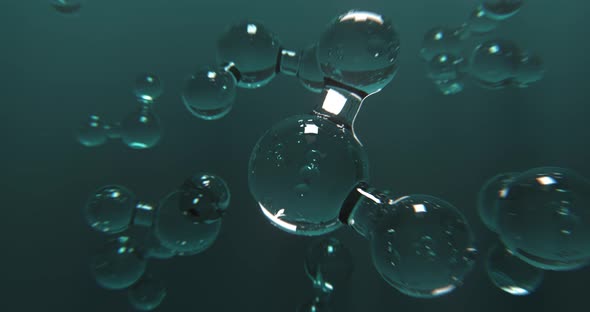 Water Molecule - 4K