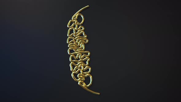 Euro Sign Made with Gold Wire alt