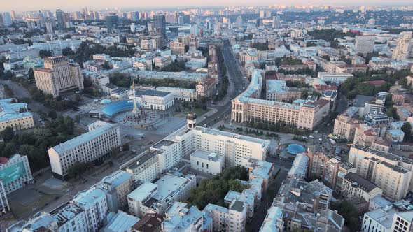 Kyiv, Ukraine Aerial View of the City, Kiev