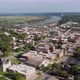 Atchison Kansas Aerial Town and River Slide Right 4K UHD - VideoHive Item for Sale