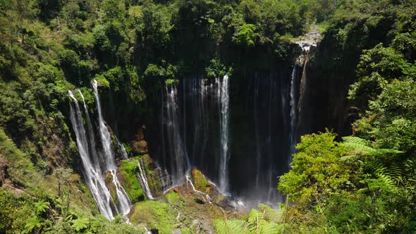 Waterfall Coban Sewu Java Indonesia