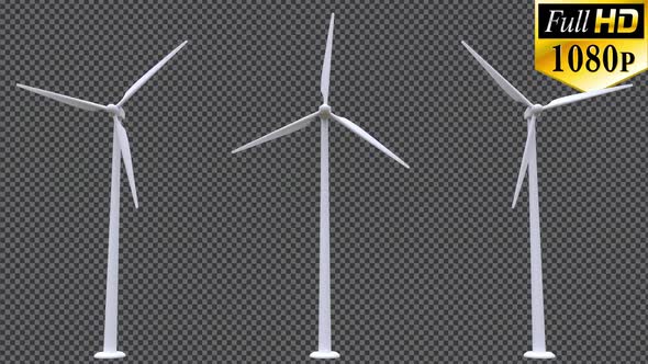 Windmill - Loop - Alpha Channel  alt