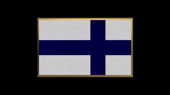Finland 3D Flag