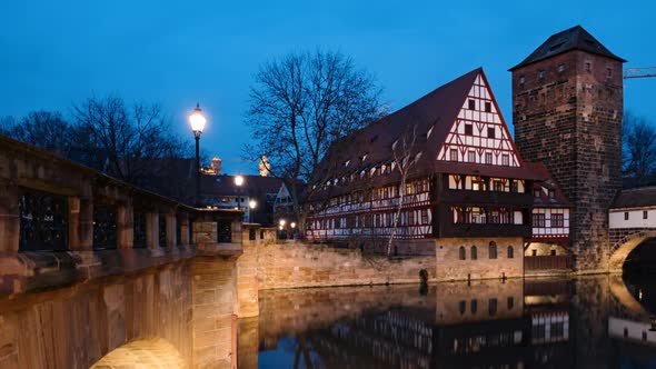 Day To Night Timelapse of Nuremberg, Germany