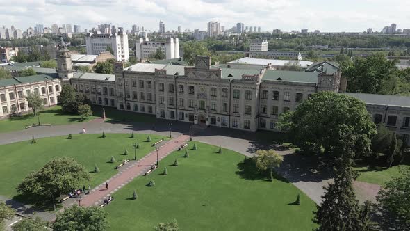 Kyiv. Ukraine. Kyiv Polytechnic Institute. Aerial View.