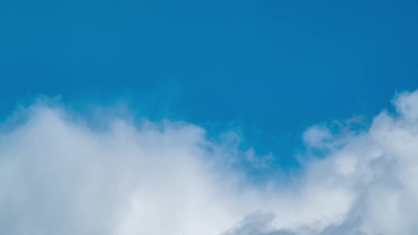 Closeup Time Lapse of Clouds Taken with a Long Lens