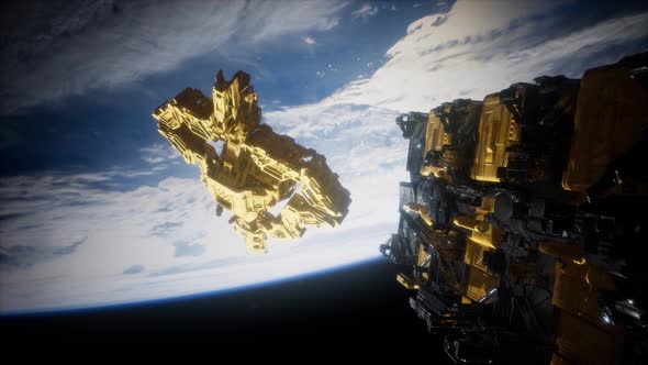 Flying an Animated Space Station alt