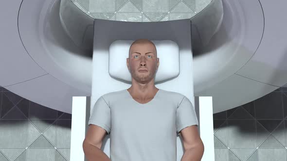 Man In Mri Machine