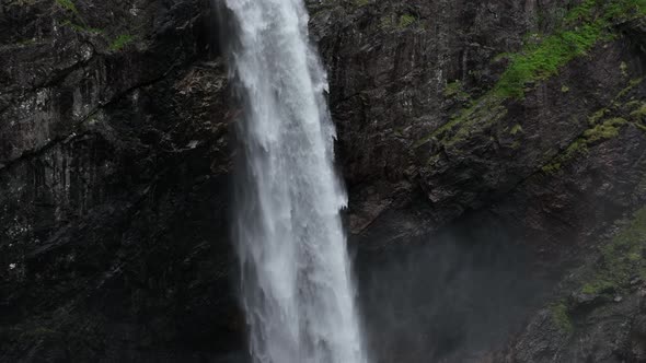 Manafossen - Waterfall - Norway - Norwegen Wasserfall