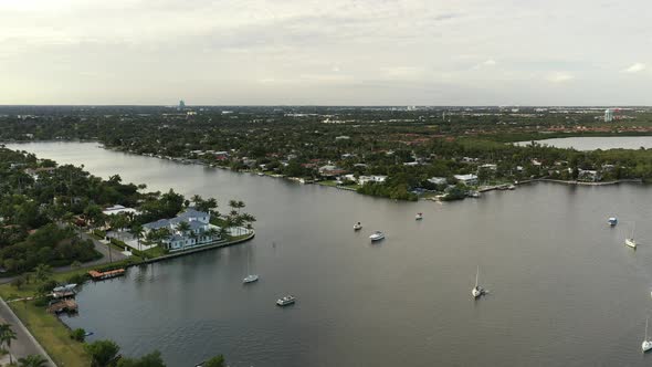 Waterfront Real Estate Hollywood Lakes Fl Shot With A Drone