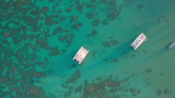 Boats In The Hawaiian Bay