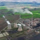 Aerial video of a power plant during sunny day - VideoHive Item for Sale