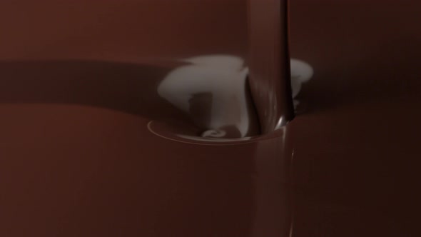 Milk Chocolate Pouring