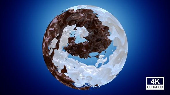 Spinning Twisted Chocolate & Milk Splash V2 alt