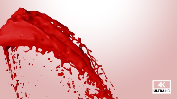 Fountain Red Paint Splash alt