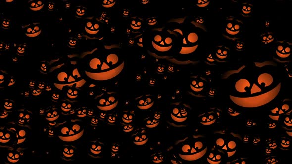 Dark Halloween Pumpkins