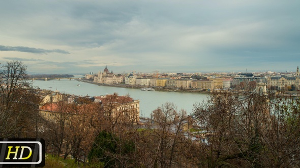 View from Buda Castle in Budapest