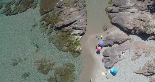 Beautiful beach in the north of Sardinia